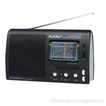 FM(TV1)/MW/SW1-8 10-band World Receiver with Electric Volume Button
